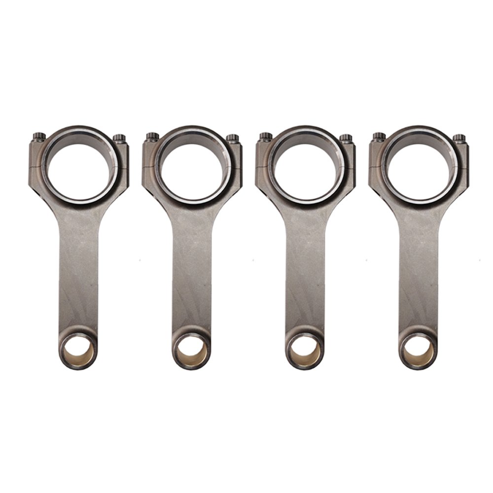 HIMYCAR AUTO ENGINE PARTS CUSTOMIZE FORGED 4340 H-BEAM CONNECTING ROD FIT HONDA CIVIC CRX D16 D16A D16Y7 D16Y8 D16Z6