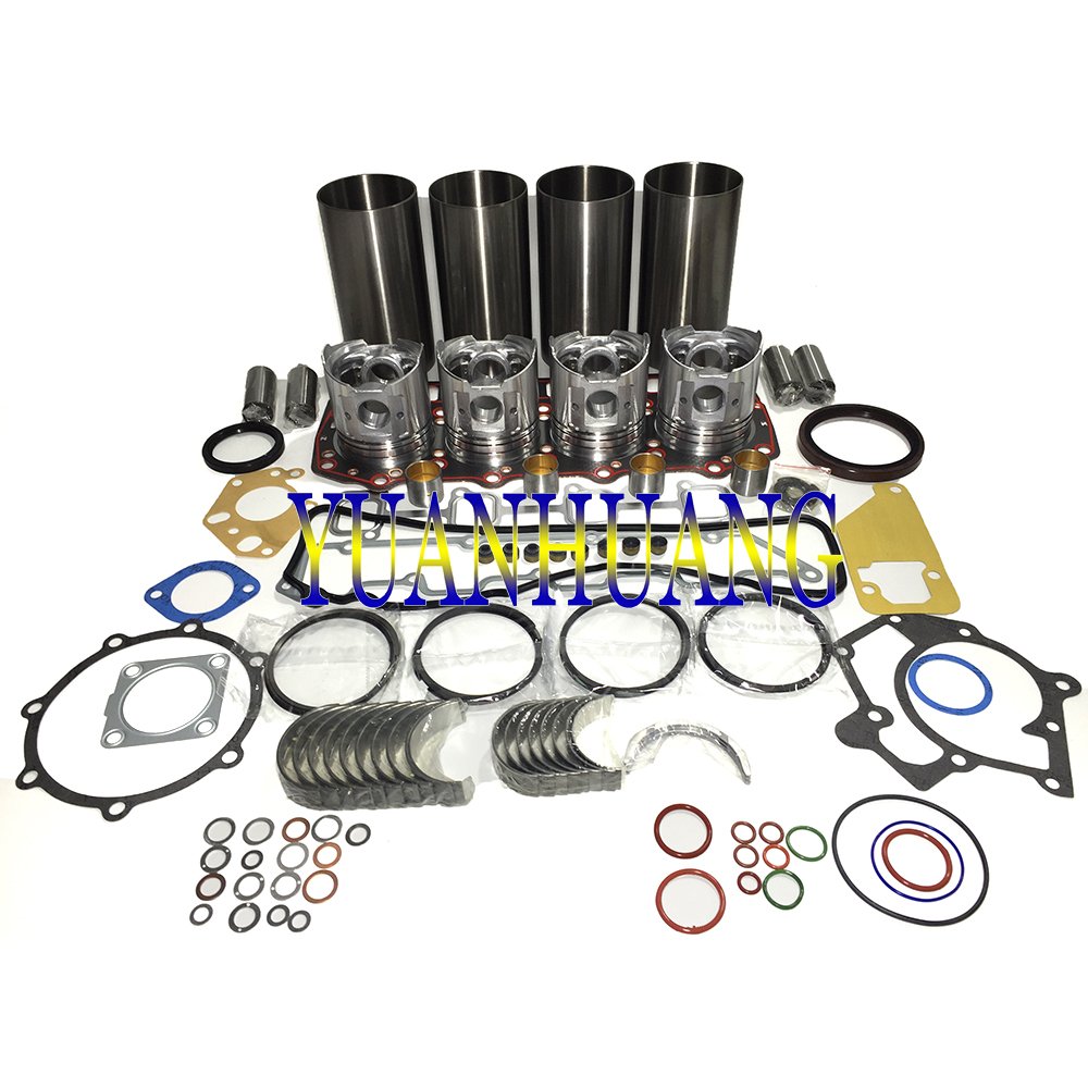 TD27 engine rebuild kit wtih full gasket kit FOR Nissan TD27 diesel engine cylinder liners piston&rings bearings washer