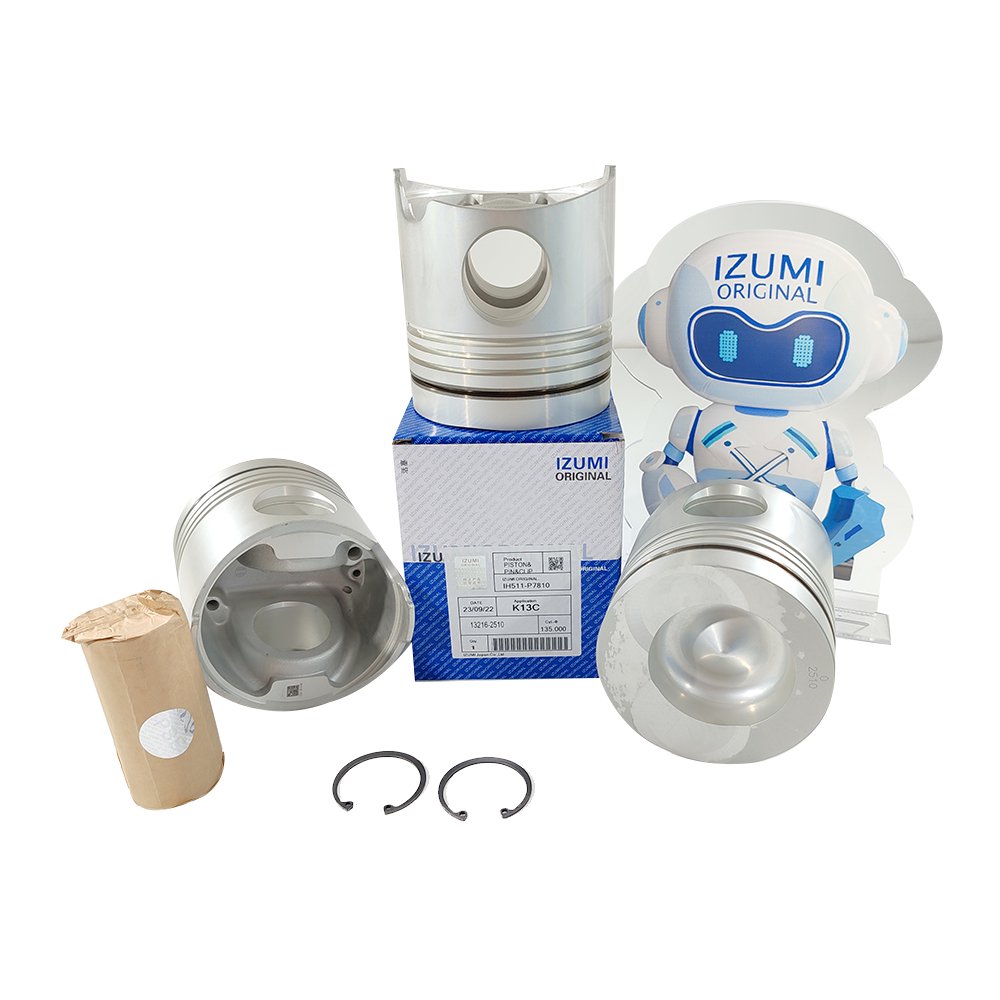 IZUMI H07C H07D K13C J08E P11C Overhaul Part Cylinder Liner Kit Piston Ring Gasket Water Fuel Pump Injector Rebuild Kit For Hino
