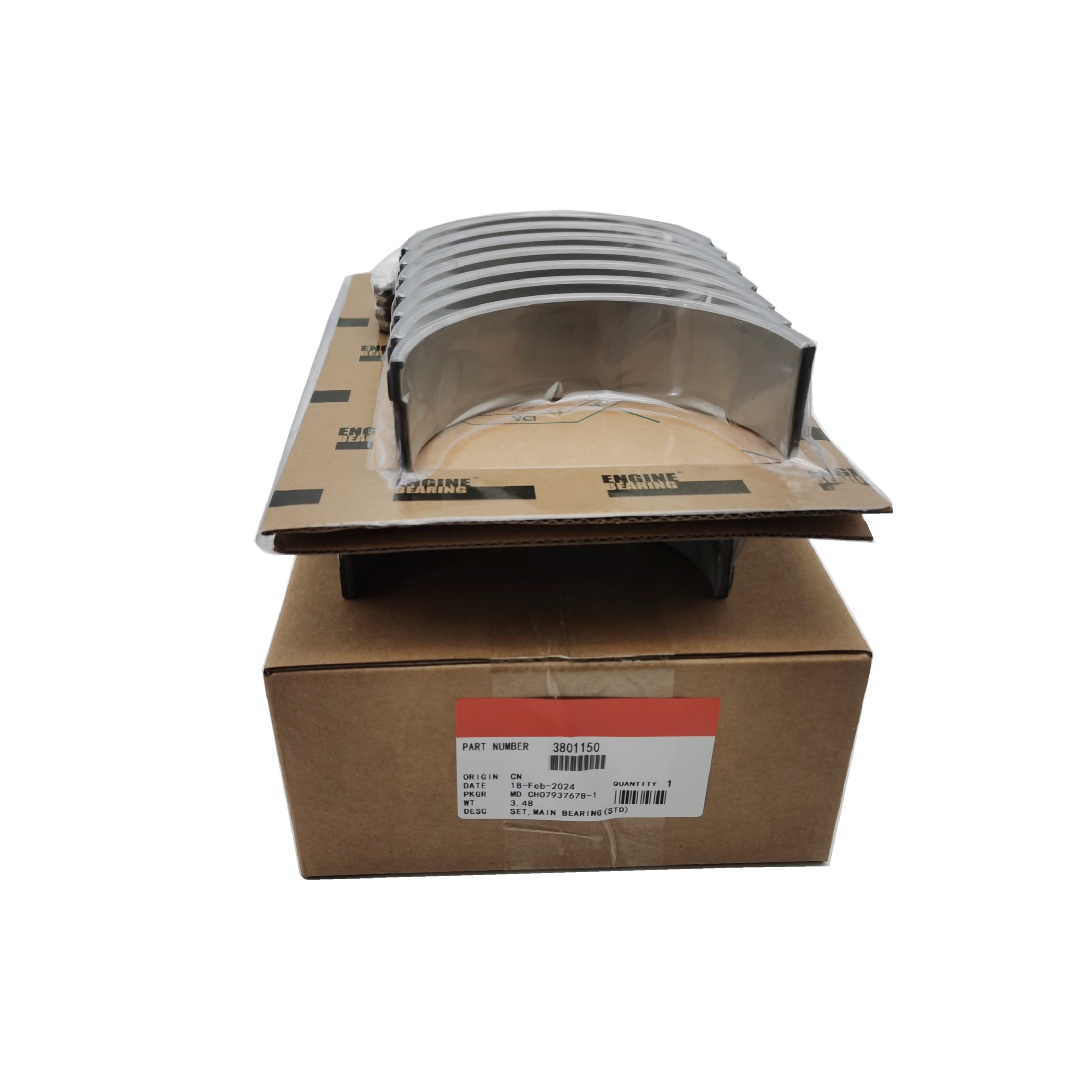 THE turk Auto Parts L10 STD 010 020 030 3801150 Main bearing set for Manufacturer produces Cummins