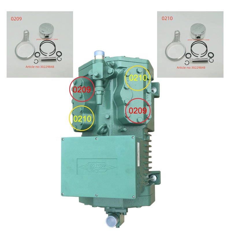 30229848 4PCS-10.2 4PCS-15.2 4PCS-10.2Y 4PCS-15.2Y-40P Connecting rod/piston of complete for refrigeration compressor