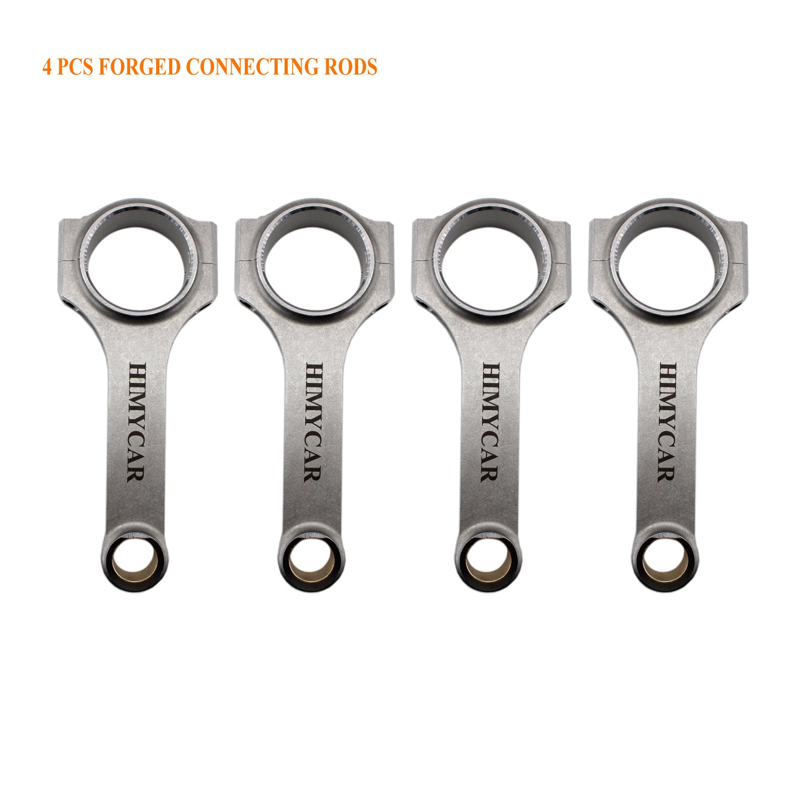 HIMYCAR AUTO ENGINE PARTS RACING FORGED 4340 H-BEAM CONNECTING ROD FIT VW TDI 1.9L PD90 PD100 PD115