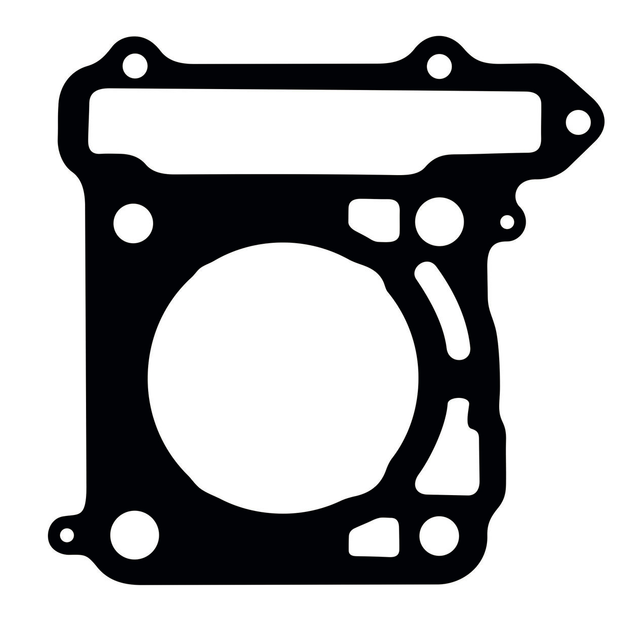 Wholesale Cylinder head gasket Suzuki DR-Z250 DR250 Djebel 11141-13E00-000 head gaskets for motorcycles