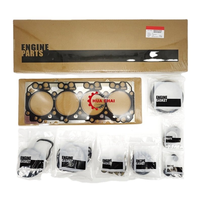 Dongfeng truck QSB4.5 ISDe 4.5 Diesel Engine Cylinder Head Overhauling Gasket Set Upper Engine Gasket Kit 4955356 for Cummins