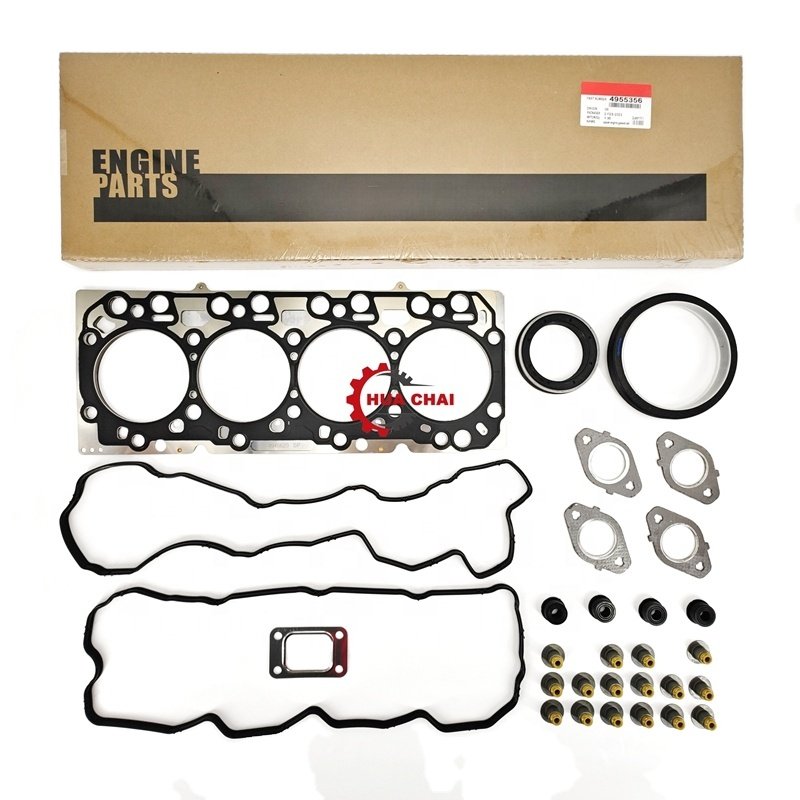 Dongfeng truck QSB4.5 ISDe 4.5 Diesel Engine Cylinder Head Overhauling Gasket Set Upper Engine Gasket Kit 4955356 for Cummins