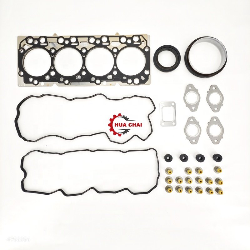 Dongfeng truck QSB4.5 ISDe 4.5 Diesel Engine Cylinder Head Overhauling Gasket Set Upper Engine Gasket Kit 4955356 for Cummins