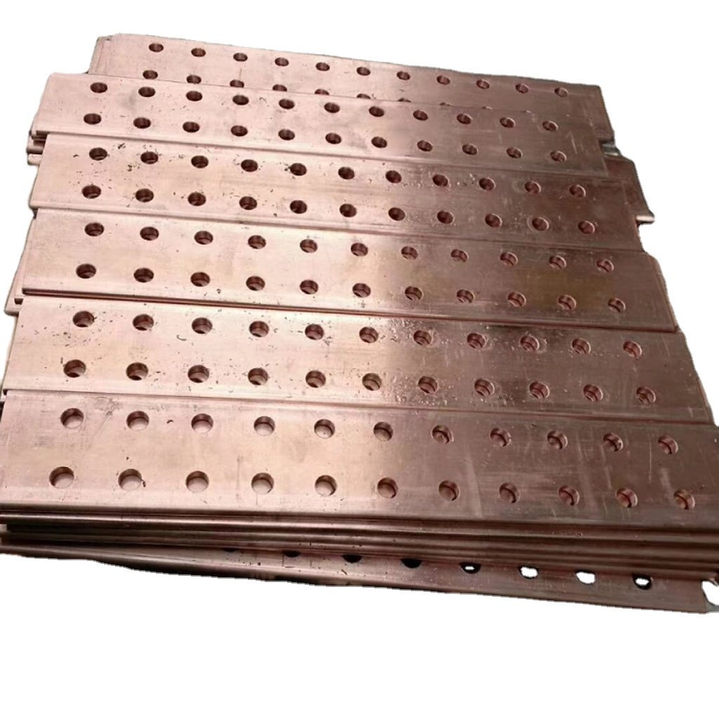 Customized Pure Copper Busbar C2600 C2680 C2700 C2800 Hot Size Copper Rod with Welding Bending Cutting Punching Services