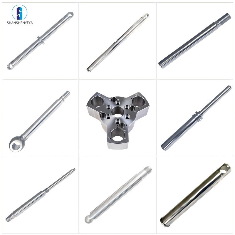 NEW Chromed Hydraulic Piston Rod Plated Stainless Steel Bar Hydraulic Cylinder Piston Connecting Rod Hydraulic Cylinders Product
