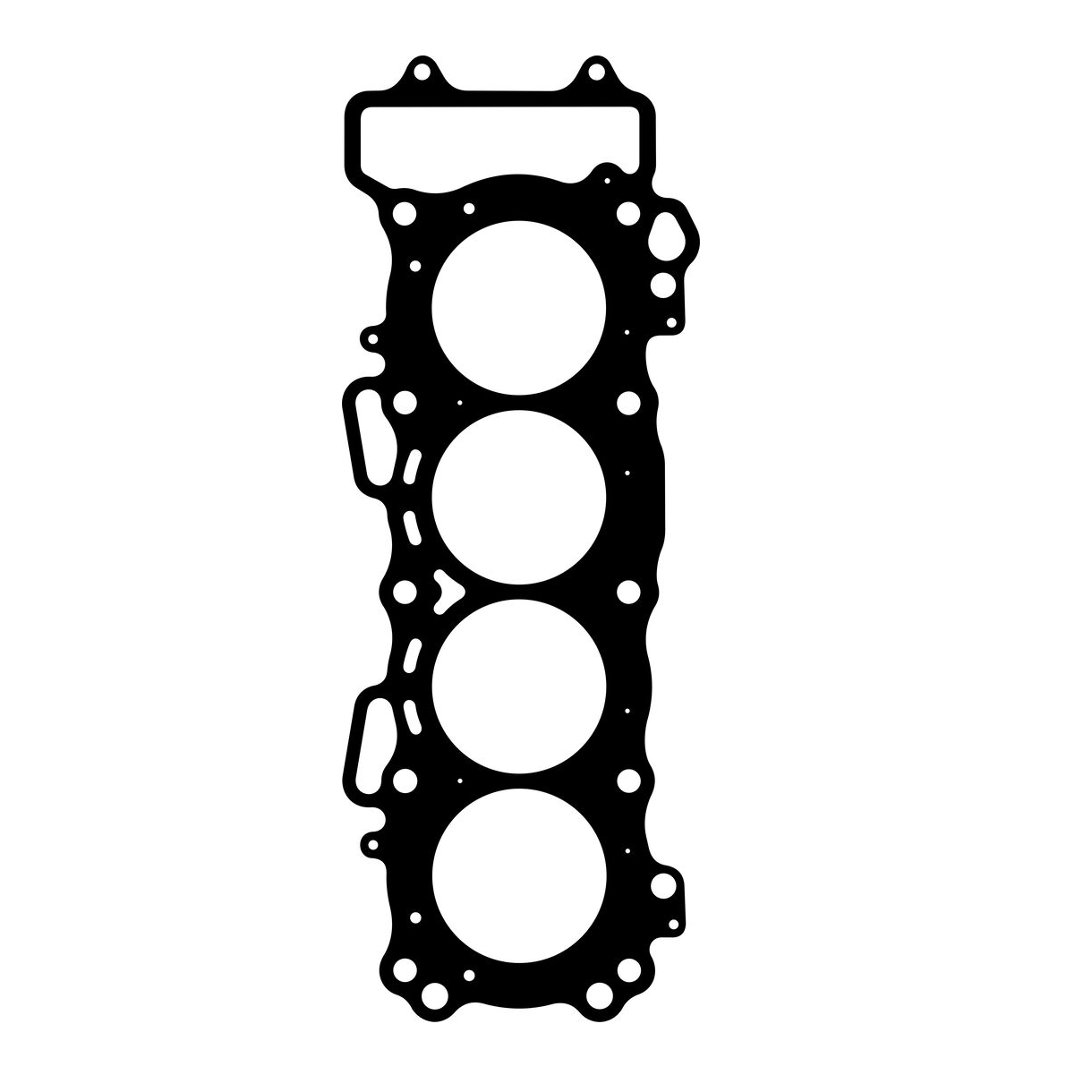 High quality Cylinder head gasket Honda CBR600 12251-MBW-013 head gasket for motorcycles made of metal