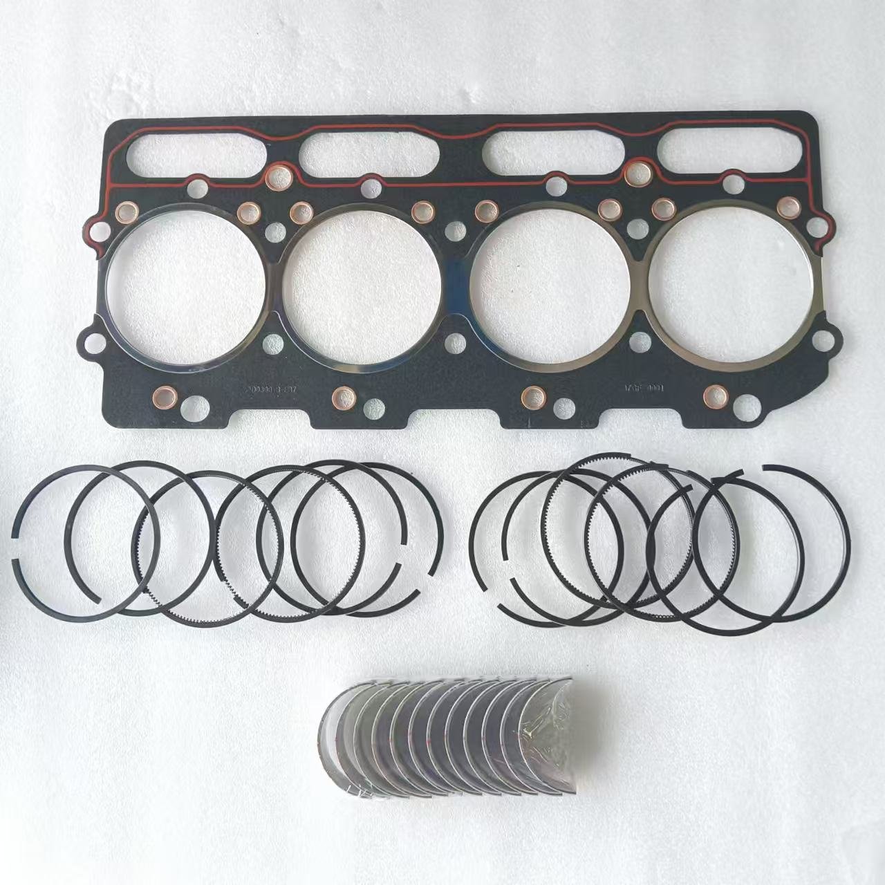 Connecting rod bearing Piston rings Cylinder head gasket for YUCHAI YC4B90-T20 engine parts Excavator Engine parts