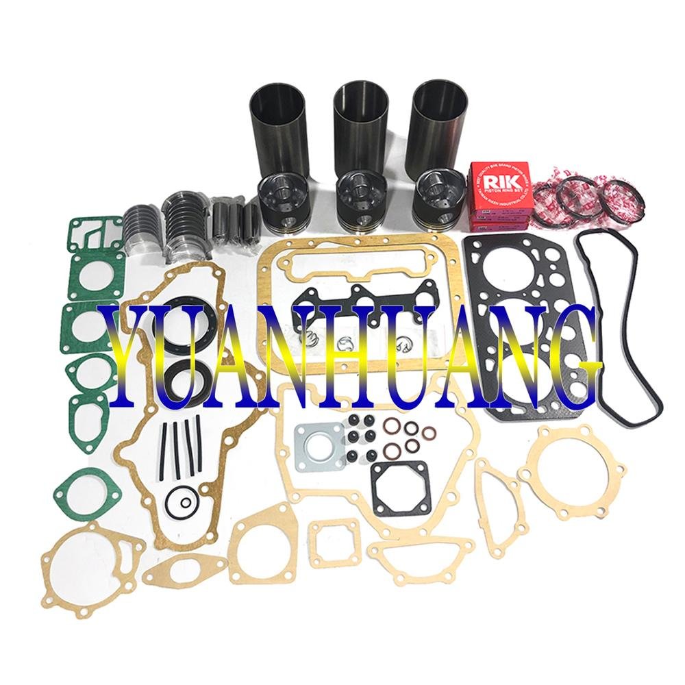 D662 engine rebuild kit wtih full gasket kit FOR KUBOTA D662 diesel engine cylinder liners piston&rings bearings washer