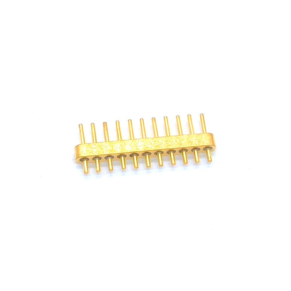 Hermetic Glass To Metal Kovar RF Feedthrough Pin Connector