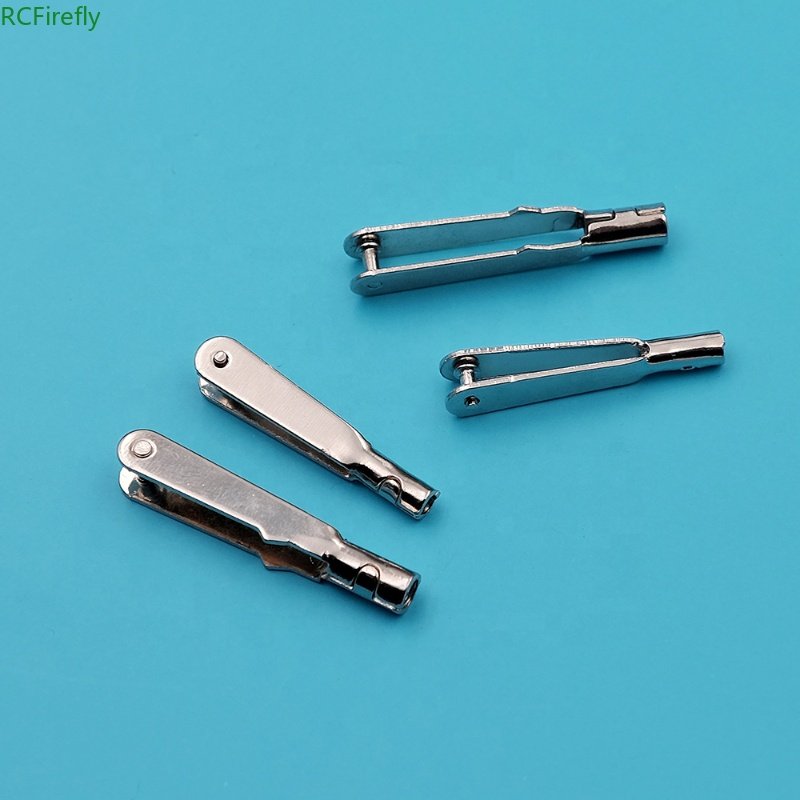 U-clamp Push Rod Coupler Servo Connecting Chuck Horn Clip for RC Micro Drone Aircraft Boat Parts M2 M3 Steel Clevis