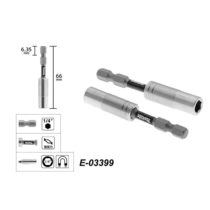E-03420 Hexagonal Helix Shrinkable Batch Head Connecting Rod Screw Guide Bit Holder Electric Tools Drive Parts Combination