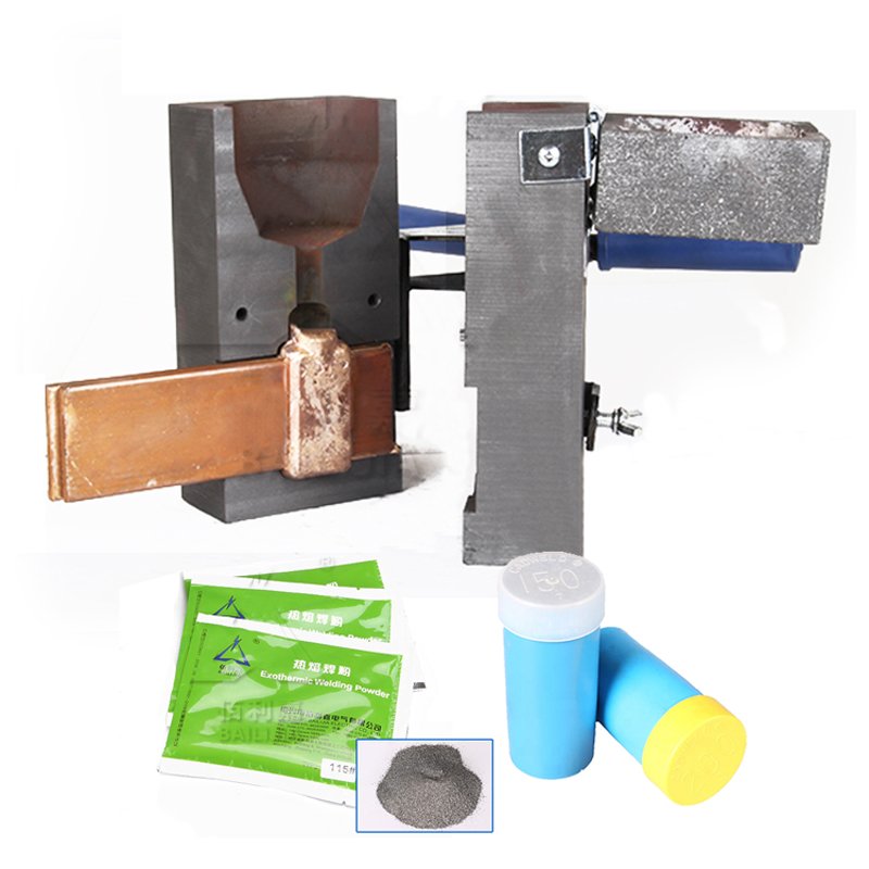 Copper Tape To Rod Connection Thermite Welding Mold