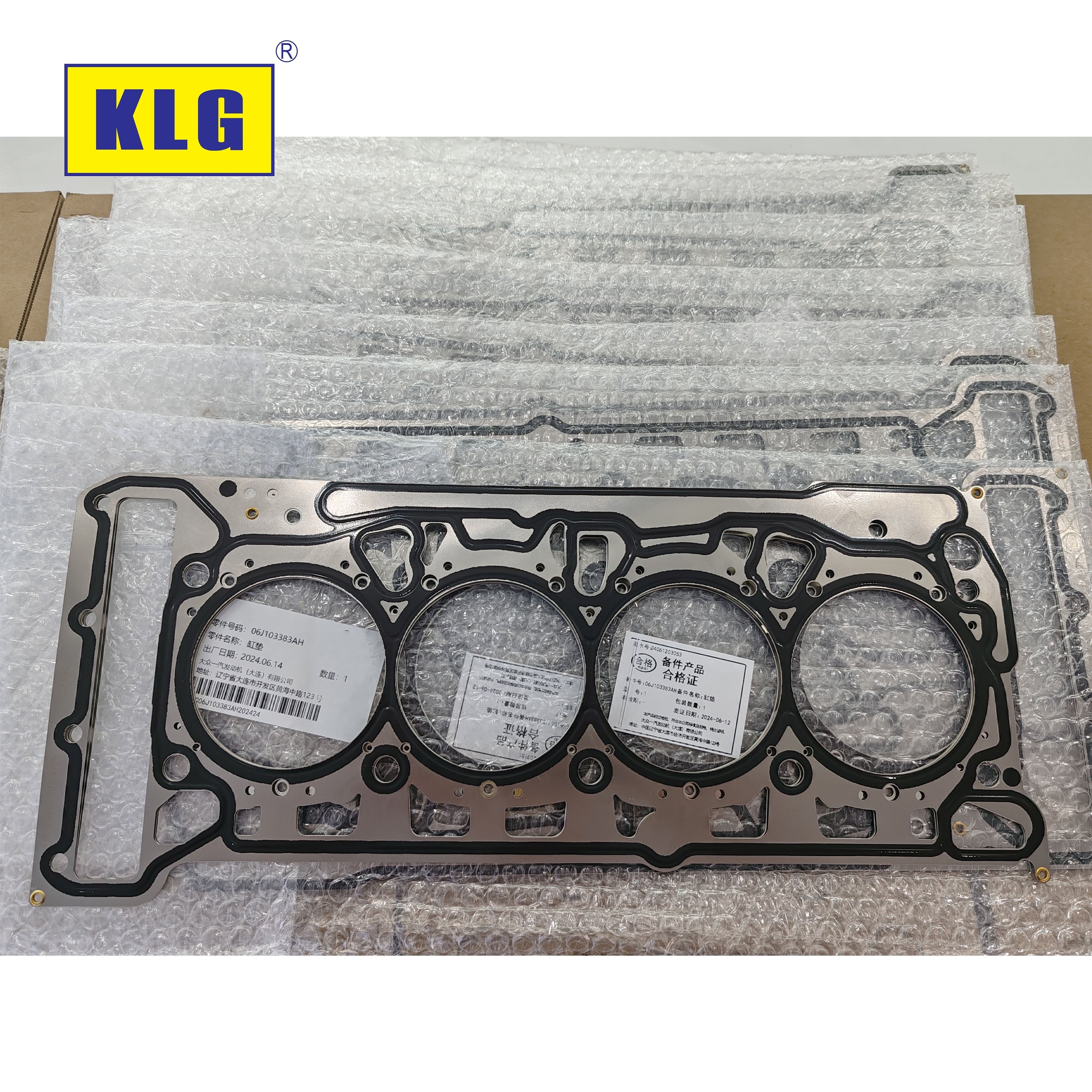 KLG High Quality Engine Cylinder Head Gasket 06J 103 383 AH For Audi VW