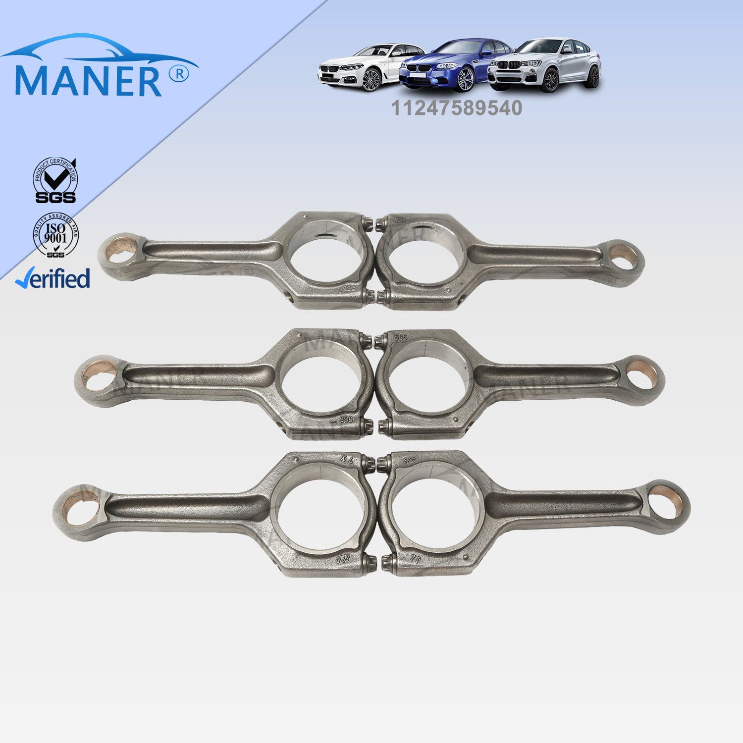 11247589540 11247624615 Conrod Connecting Rod FOR bmw N55 N52 F10 3 5 x1 X3 3.0L 2012 2011 New Products