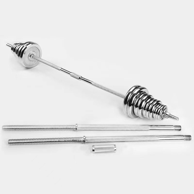 Adjustable Dumbbell Set 10-50 KG Weights Set Dumbbell Barbell 3 in 1 Steel Dumbbells Pair with Connecting Rod
