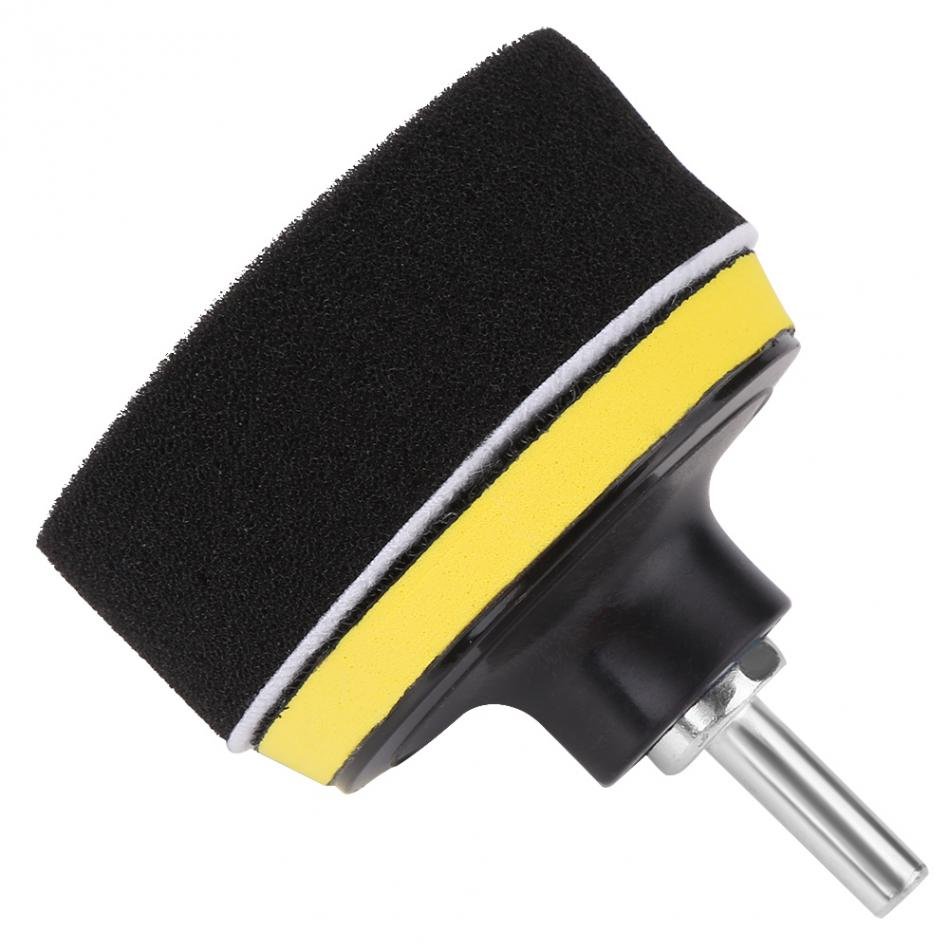 2Pcs 3 Inch Sponge Buffing Polishing Pad Kit for Car Polisher with Drill Adapter