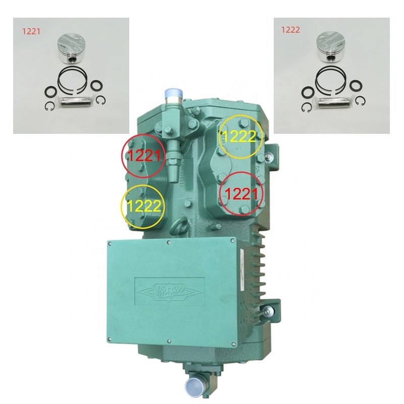 4VCS-10.2 4VCS-6.2 4VC-10.2 4VC-6.2-40P Piston of complete for refrigeration compressor