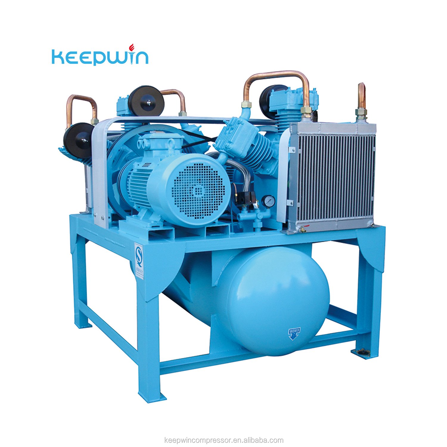 WW-0.8/30 30bar middle high pressure 0.8m3/min 18.5KW 25HP Oil-Free Piston Air Compressor