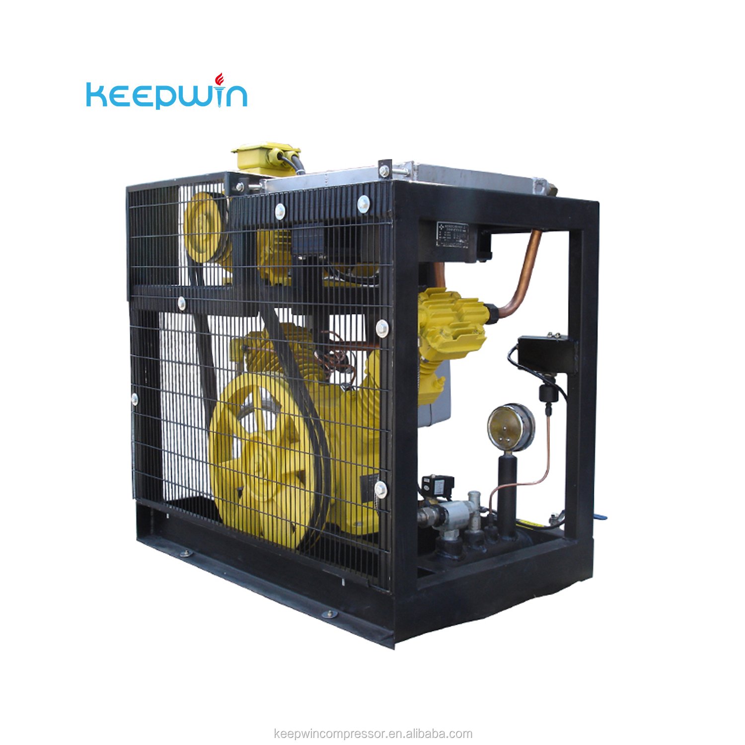 WW-0.8/30 30bar middle high pressure 0.8m3/min 18.5KW 25HP Oil-Free Piston Air Compressor