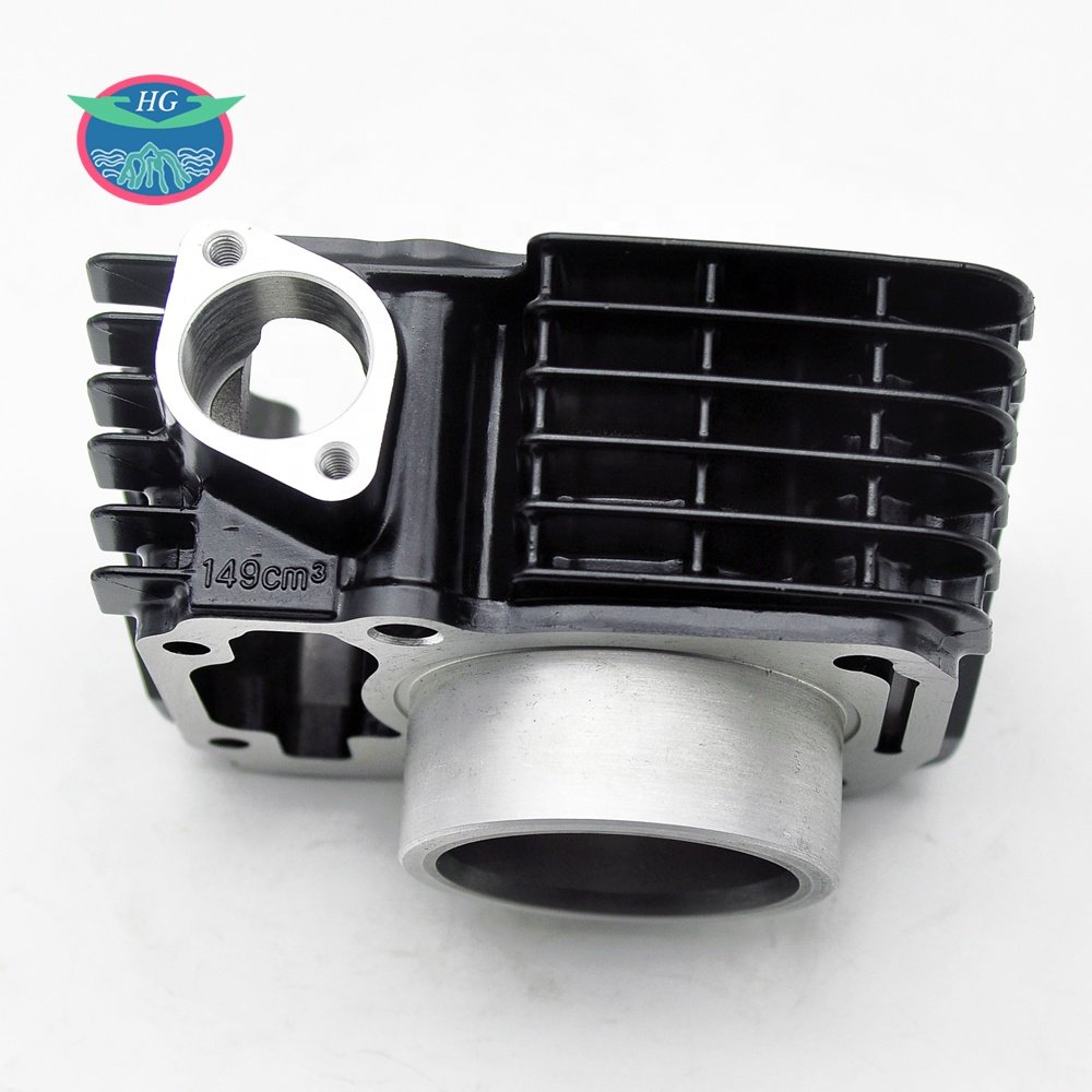 Custom 63.5 motorcycle engine cbf150 180cc motorcycle cylinder block kit for Honda CBF150 black