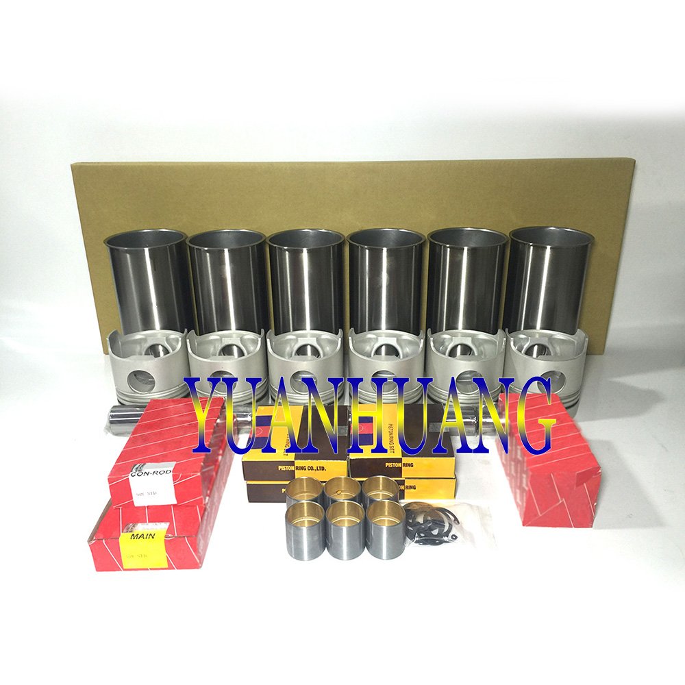 NE6 engine rebuild kit wtih full gasket kit FOR Nissan NE6 diesel engine cylinder liners piston&rings bearings washer