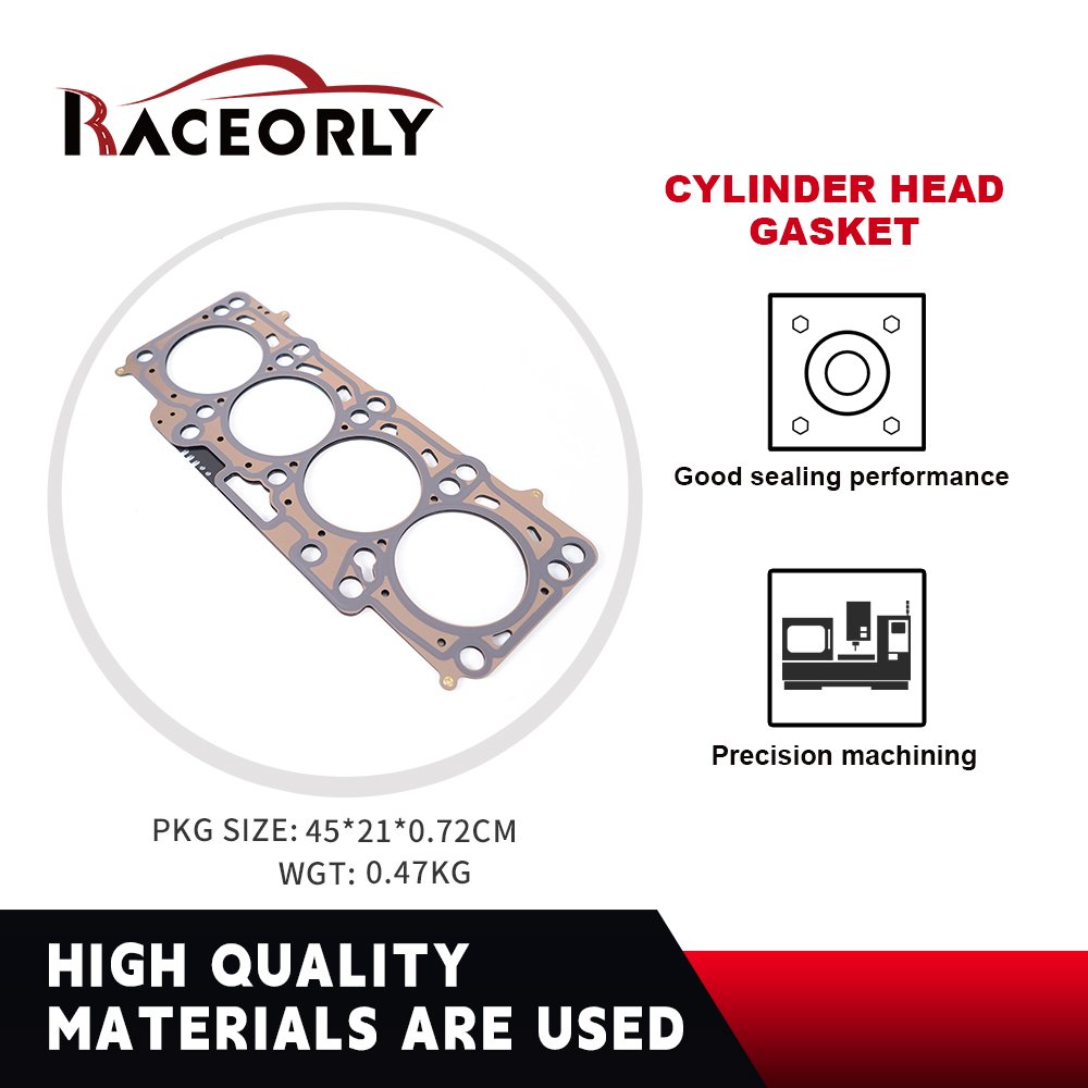 Raceorly car body engine systems accessories gasket cylinder head 3 holes 03L103383BH for Q3 Q5 CC beetle Passat 2.0T TDI