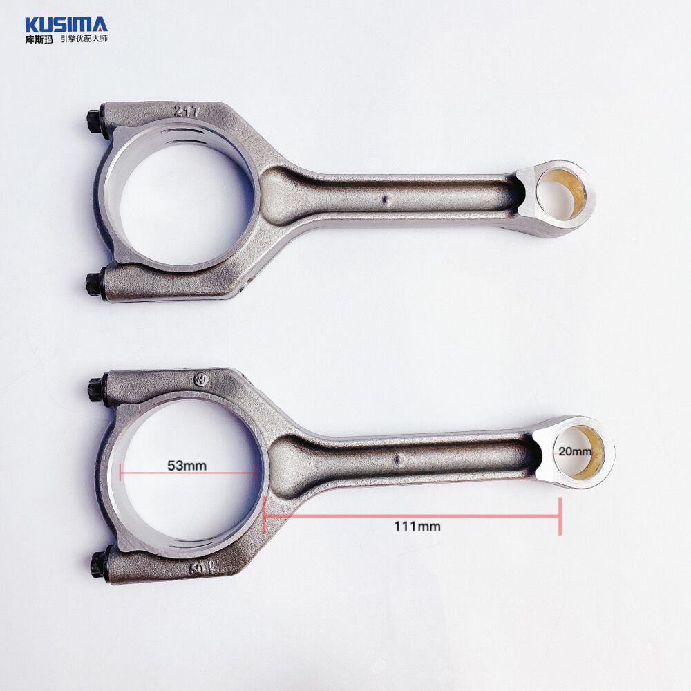 KUSIMA top quality con rod auto engine part connecting rod for BMW N52 N52B25 N52B30 2.5L 3.0L E87 E90 325i 330i OE 11247589536