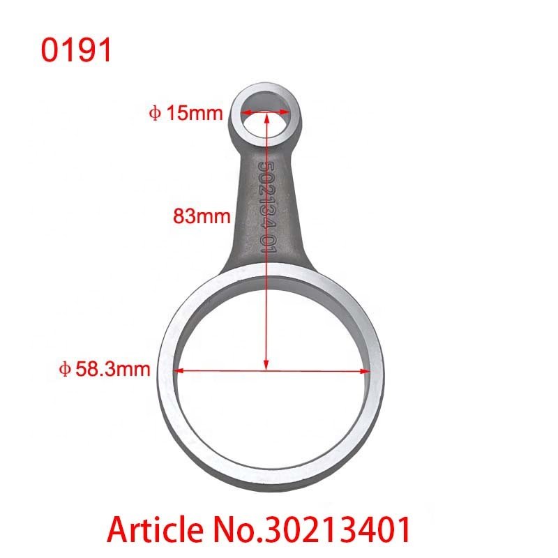 30213401 4CC 4DC 4EC 4FC 2CC 2DC 2EC 4CES 4DES 4EES 4FES 2CES 2DES 2EES Connecting rod for refrigeration compressor