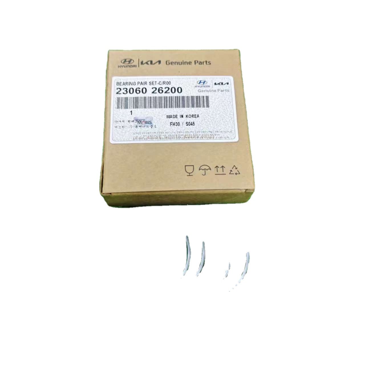 23060-26200 H yundai K IA Cars Engine Parts Crankshaft Bearing Set 2306026200 23060-26200