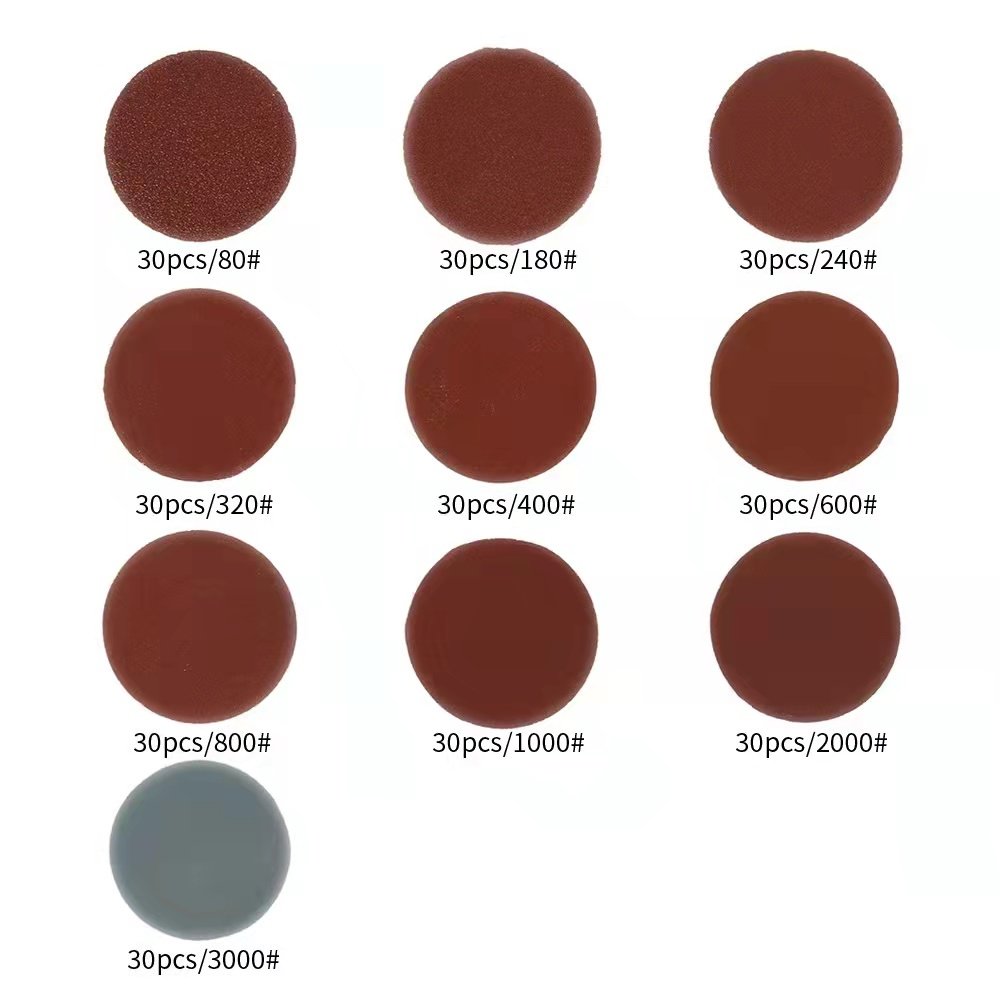 Customization Surface Grinding Flocking Disc Sand Paper And Connect Rod Sand Paper Set