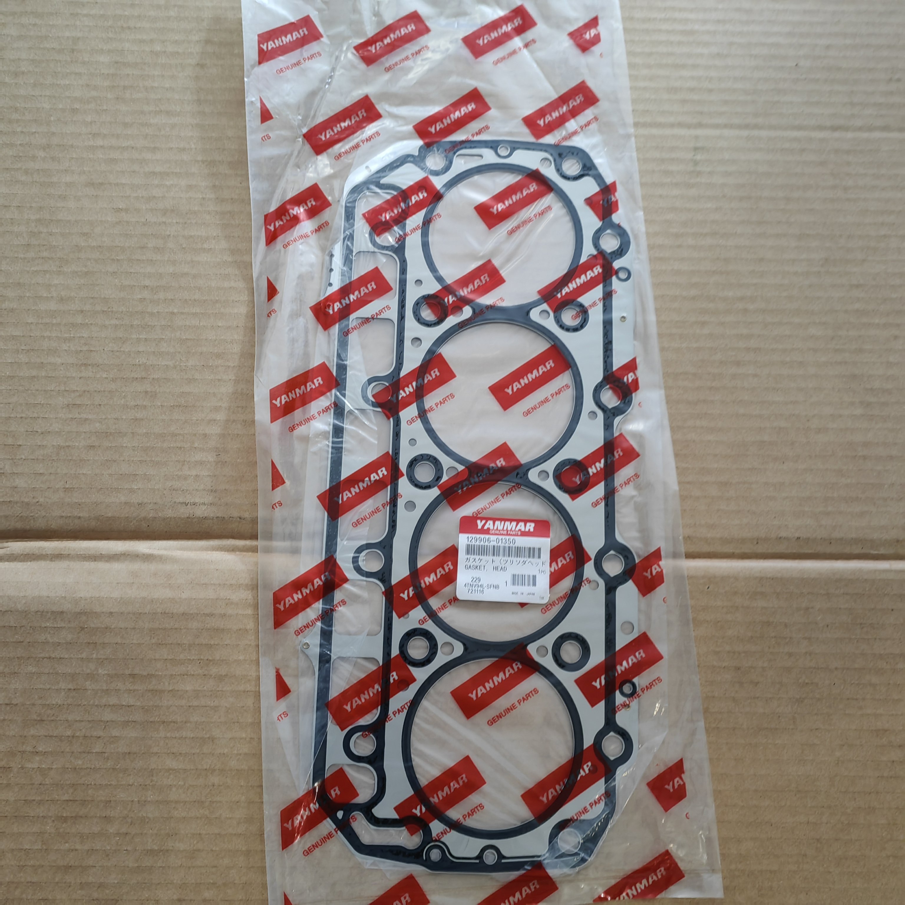 Brand new original factory 4TNV94L Cylinder Head Gasket 129906-01350 Cylinder gasket for YANMAR