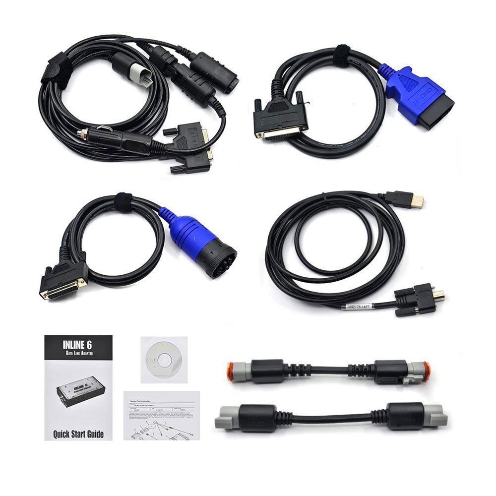 Heavy Truck Diesel Engine Parts Cummins 6 Data Link V7.62 V8.7 Diagnostic Tool