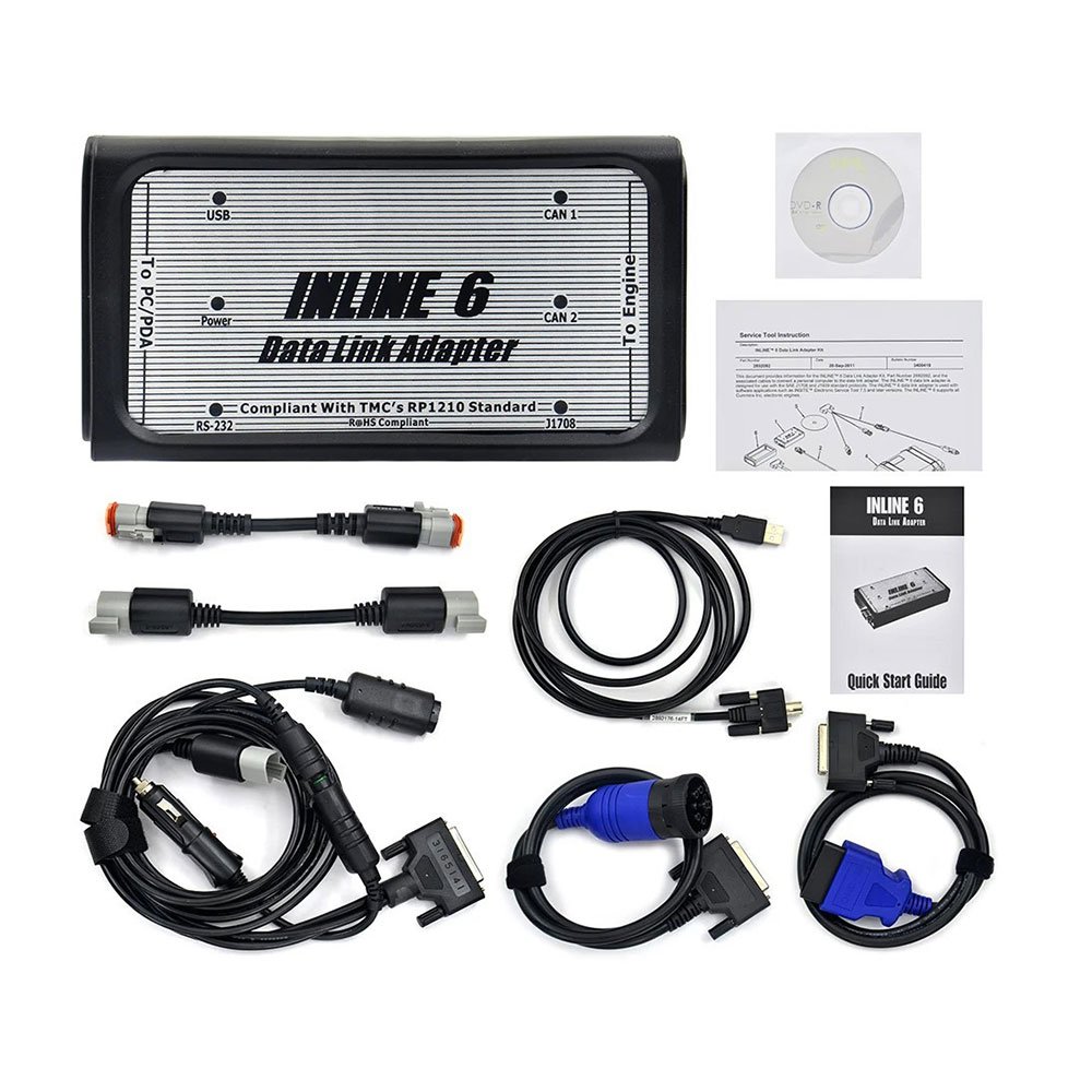 Heavy Truck Diesel Engine Parts Cummins 6 Data Link V7.62 V8.7 Diagnostic Tool