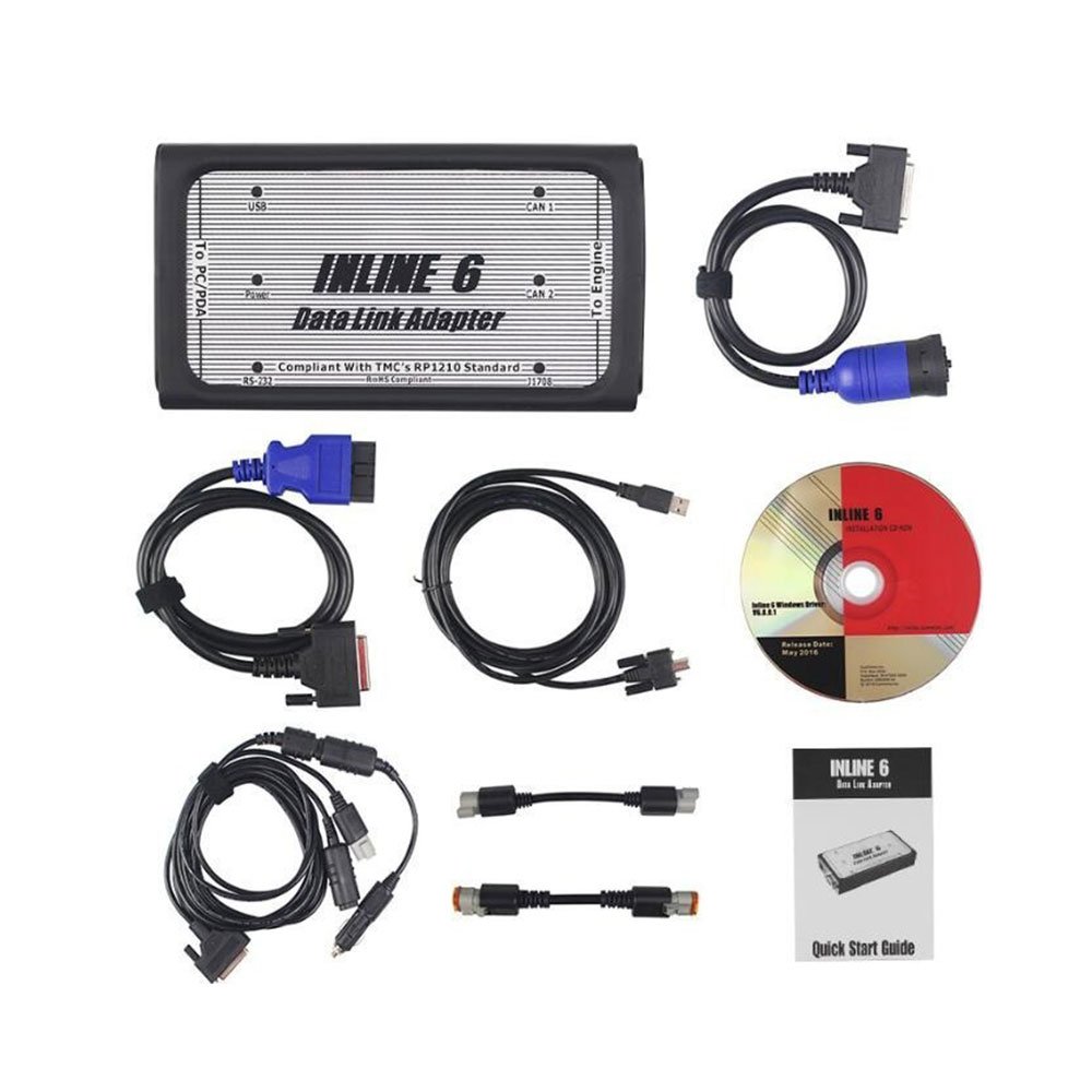 Heavy Truck Diesel Engine Parts Cummins 6 Data Link V7.62 V8.7 Diagnostic Tool