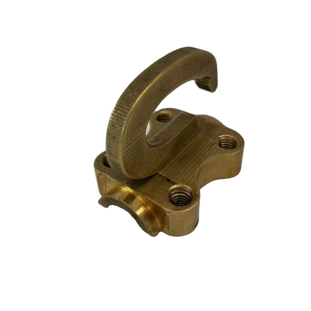 Custom ODM Brass Connecting Rod Hook brass Material for Railway High-Speed Services CNC Machining Capable