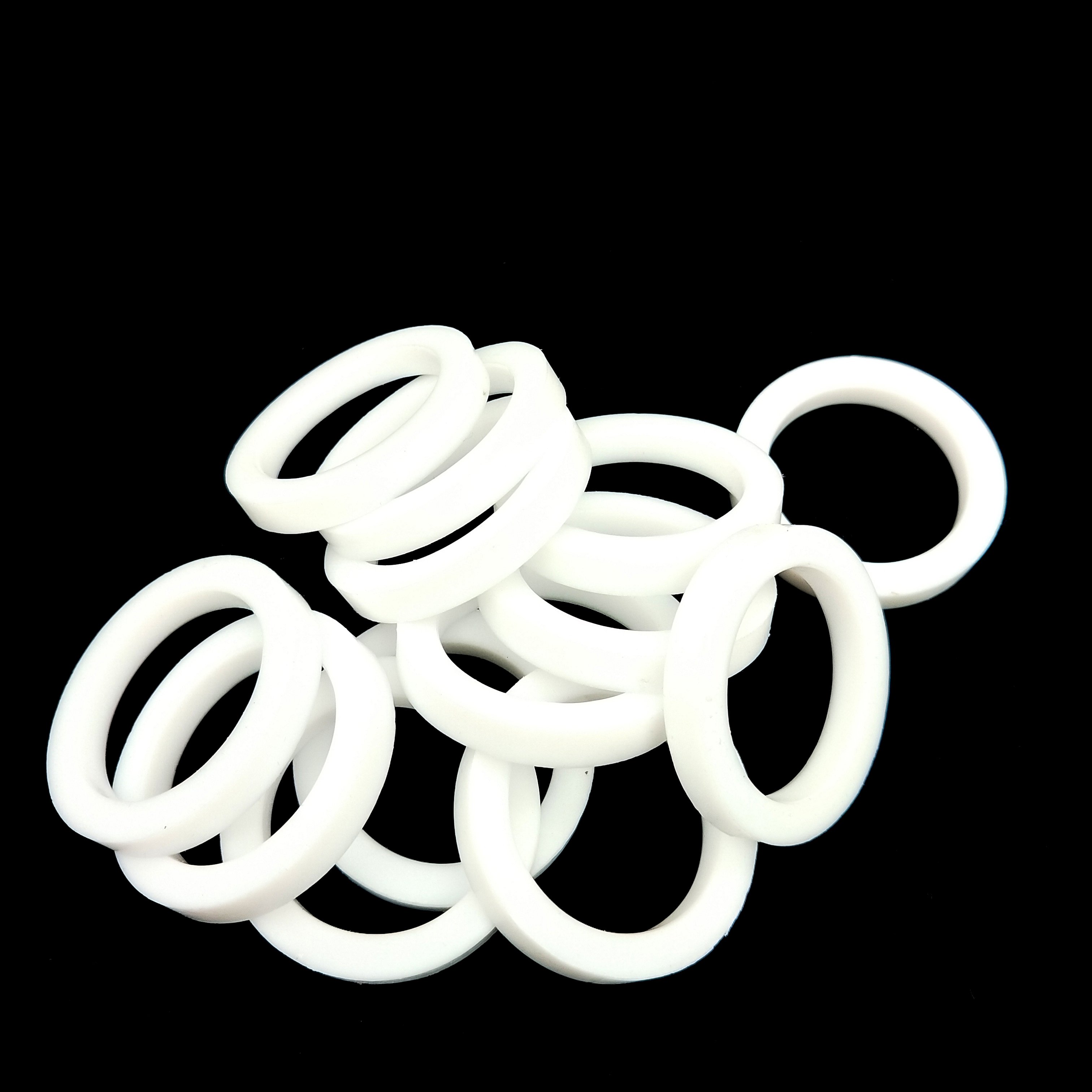 Flat White Ptfe gasket