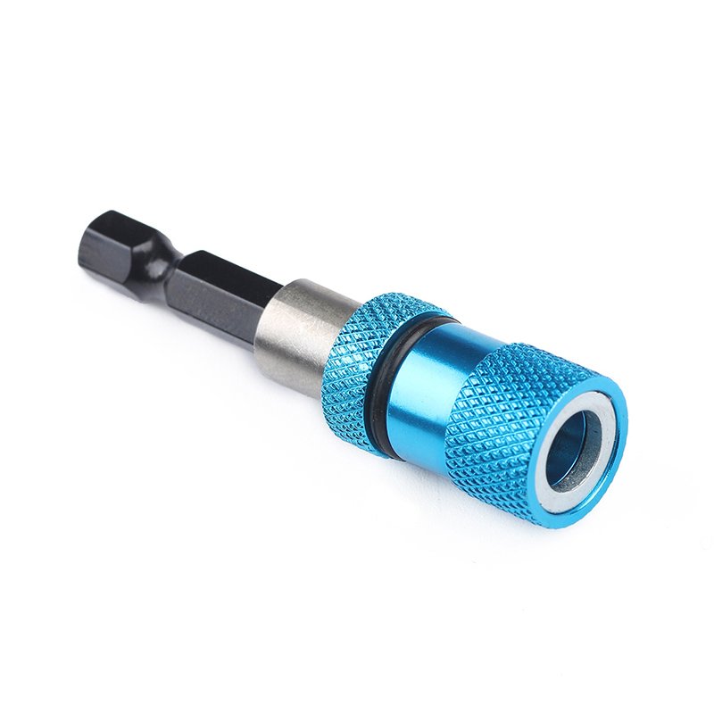 1Pc 60mm Adjustable 1/4" Hex Shank Quick Release Drill Screw Magnetic Screwdriver Bit Holder