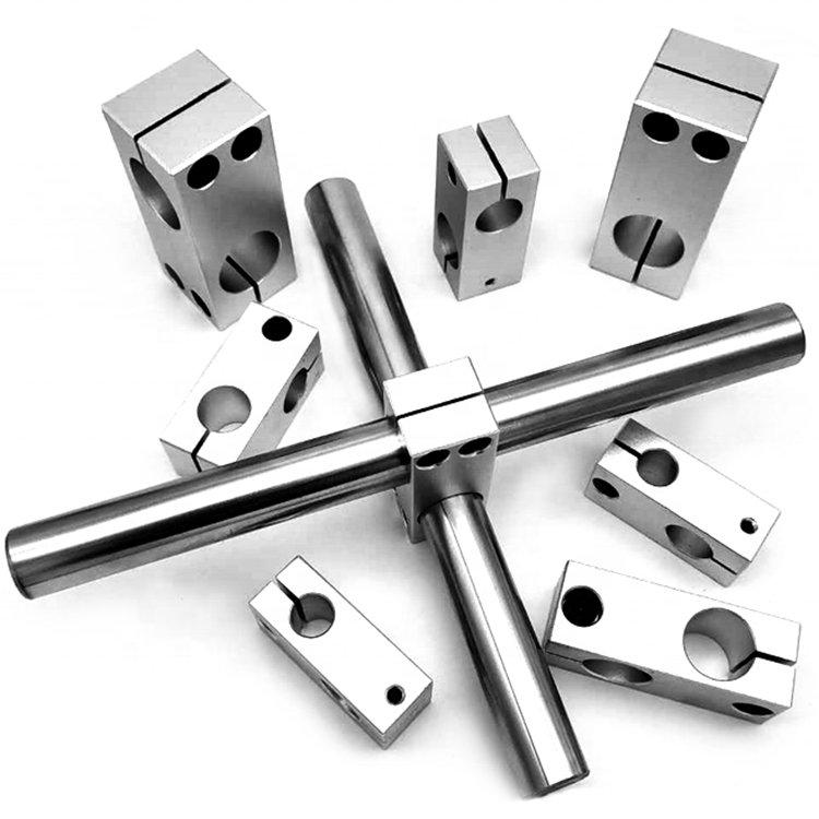 shaft Cross Clamp Connector Pillar Cross Fixing Clip For The Same Diameter And Different Diameter shaft collar clips