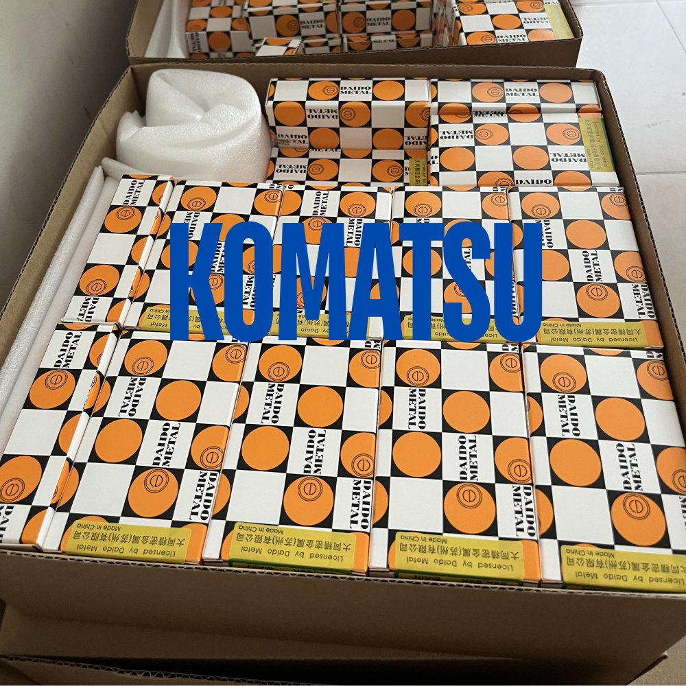 Diesel Engine Crankshaft Main Connecting Rod 4D95 6D95 S6D95 6D108 6D125 Genuine Daido Bearing for Komatsu Excavator Spare Parts