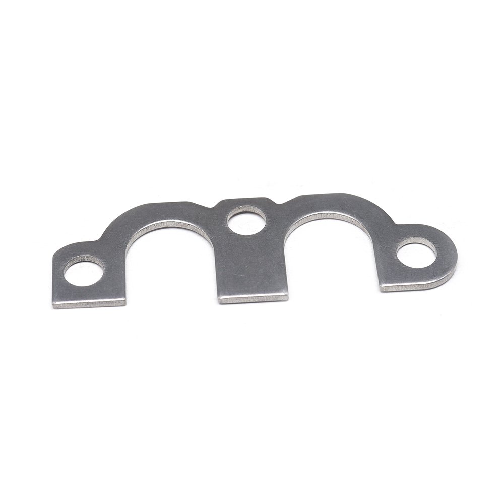 metal gasket cutting machine OEM custom Steel M Type Gasket Metal Plate Cylinder Head Spacer with Hole