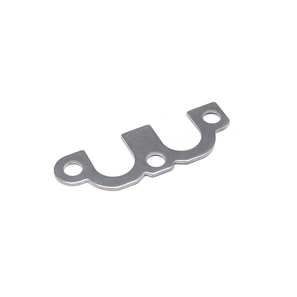 metal gasket cutting machine OEM custom Steel M Type Gasket Metal Plate Cylinder Head Spacer with Hole