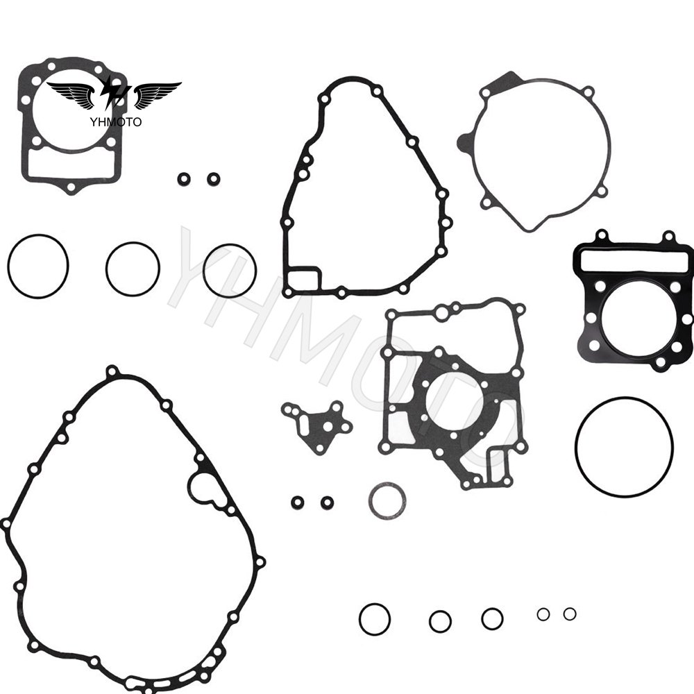 ATV Parts Engine Motor Cylinder Head Rebuild Gasket Ring Set Seals Kit For Kawasaki KLF300 KLF 300 Bayou 2x4 1988-2004
