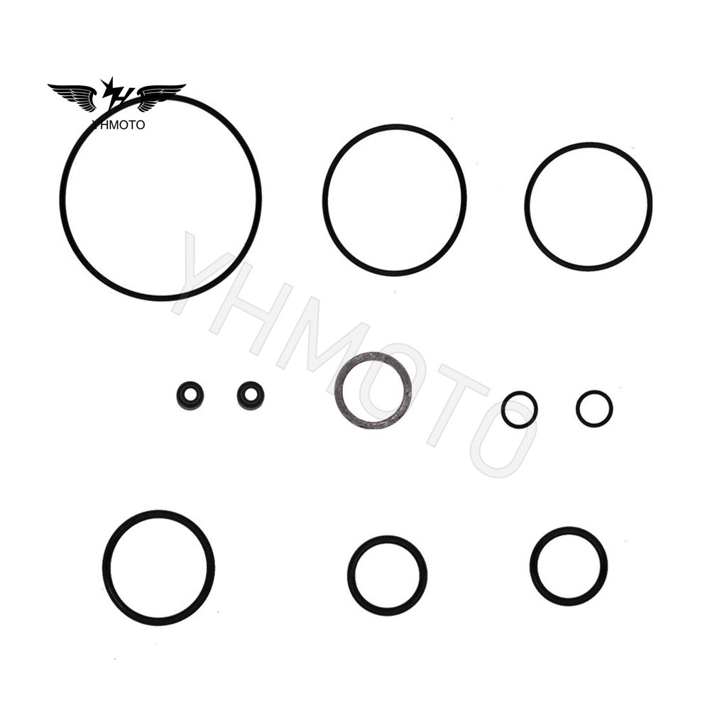 ATV Parts Engine Motor Cylinder Head Rebuild Gasket Ring Set Seals Kit For Kawasaki KLF300 KLF 300 Bayou 2x4 1988-2004