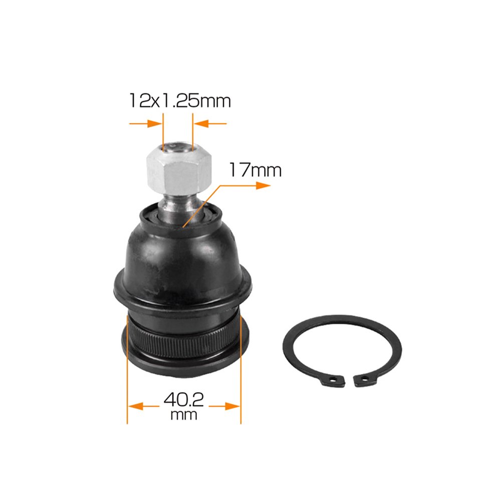 TOMOI BJ-13065 Front Suspension Ball Joint Auto Parts Compatible wiht Hyundai Accent & Kia 54503-22A00 54503-25A00 Nissan Cars