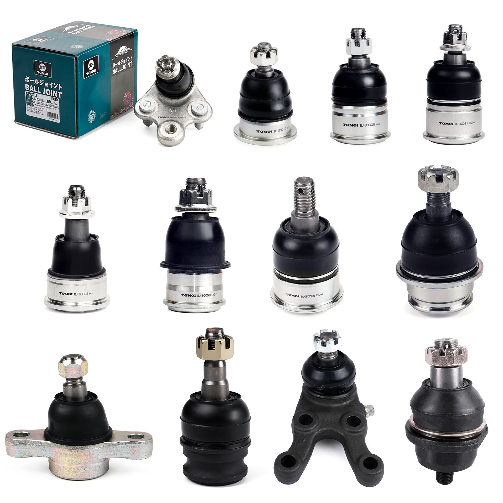 TOMOI BJ-13065 Front Suspension Ball Joint Auto Parts Compatible wiht Hyundai Accent & Kia 54503-22A00 54503-25A00 Nissan Cars