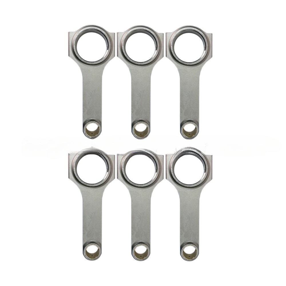 Rb26 RB25 Forged Connecting Rod H-beam Forged 4340 Connecting Rods Rods for Nissan Rb26 RB25 6pcs/Set