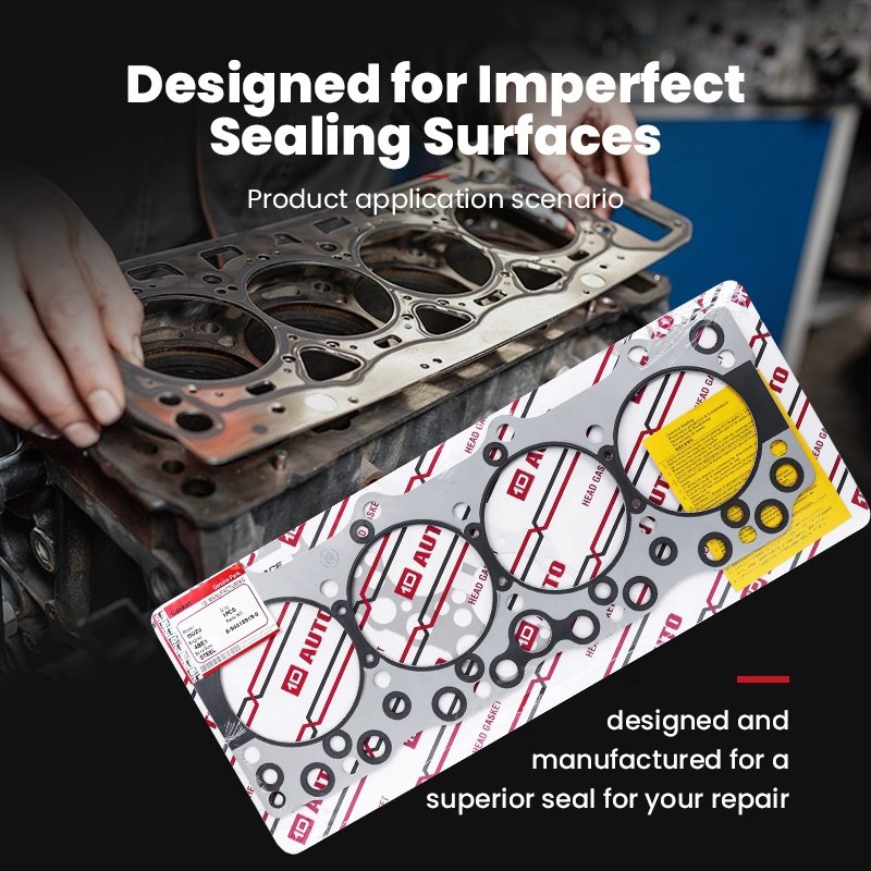 1D Automobile Engine Parts Steel Gasket 4BE1 OEM: 8-94418919-0 Cylinder Head Gasket